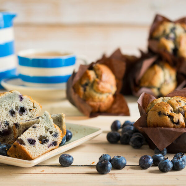 Wholesale Muffins | Blueberry Tulip Muffin | Kara Foodservice