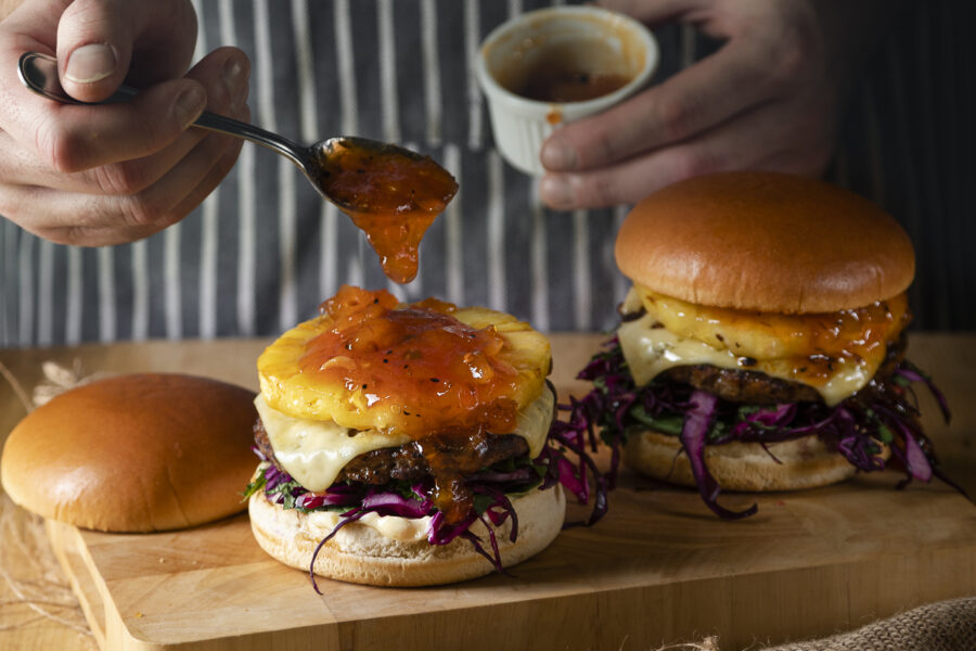 BBQ Pineapple Burger