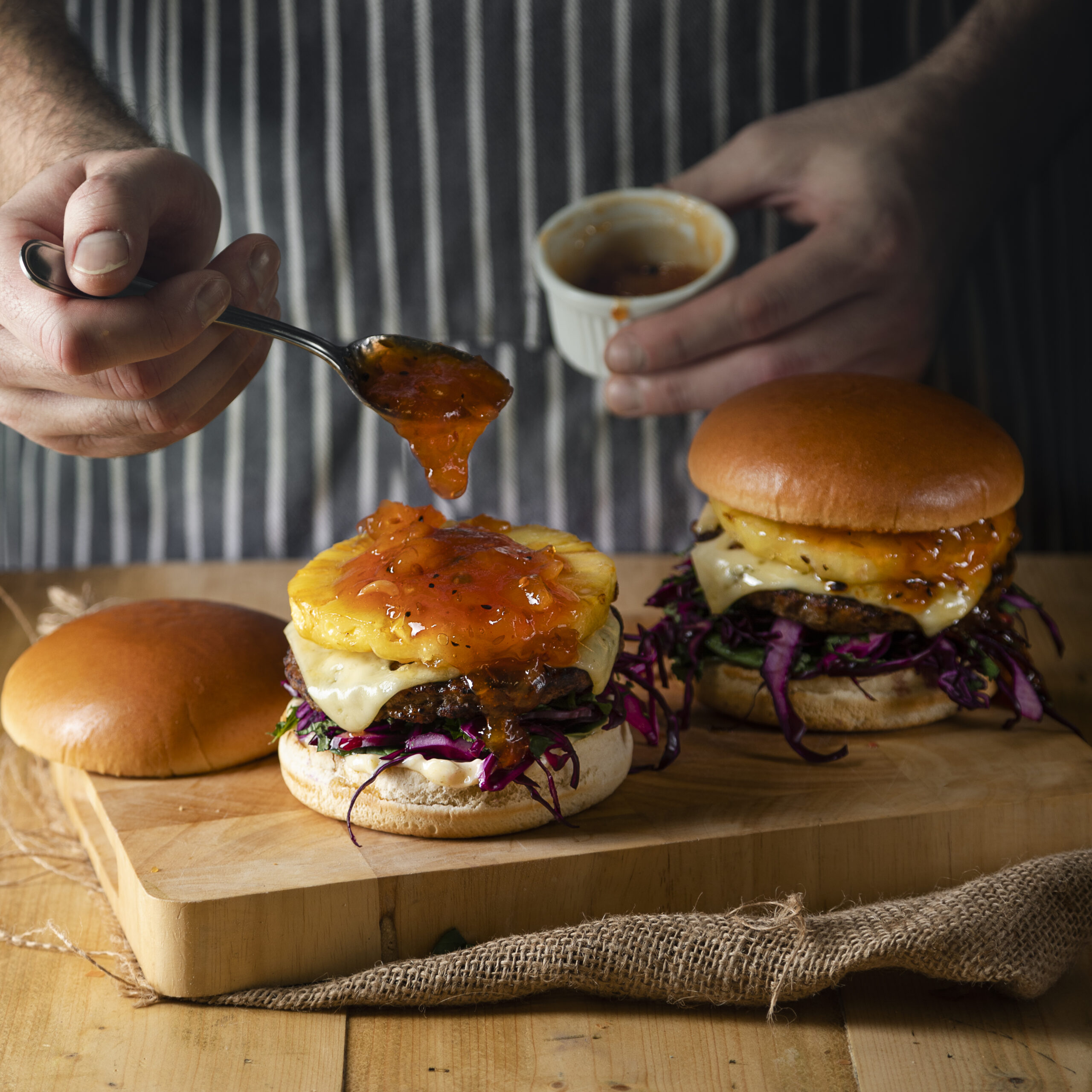 BBQ Pineapple Burger