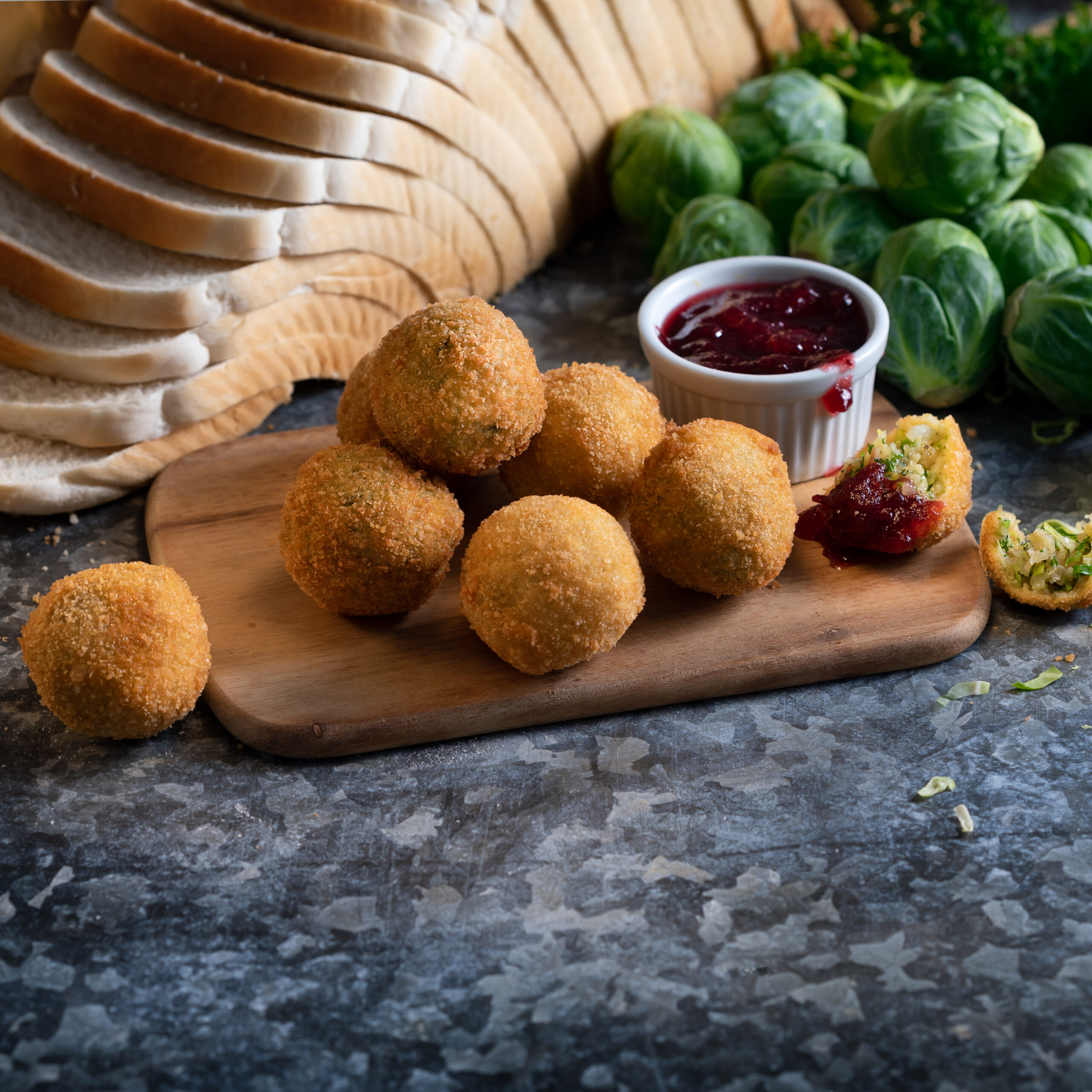 Cheesy Stuffing Balls